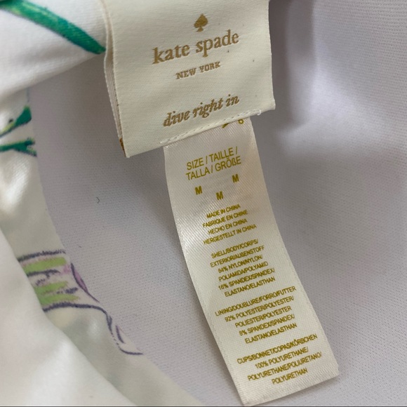 Kate Spade strapless one piece swimsuit size medium - Picture 5 of 9